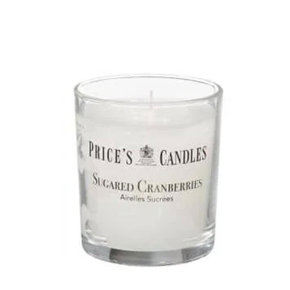 Price's Sugared Cranberries Boxed Small Jar Candle £4.79